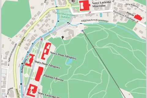 Krynica-Zdrój sanatorium Mielec mapa - znajdź idealne miejsce na zdrowie