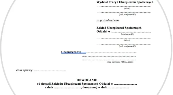 Jak napisać odwołanie od decyzji ZUS w sprawie sanatorium, aby je wygrać