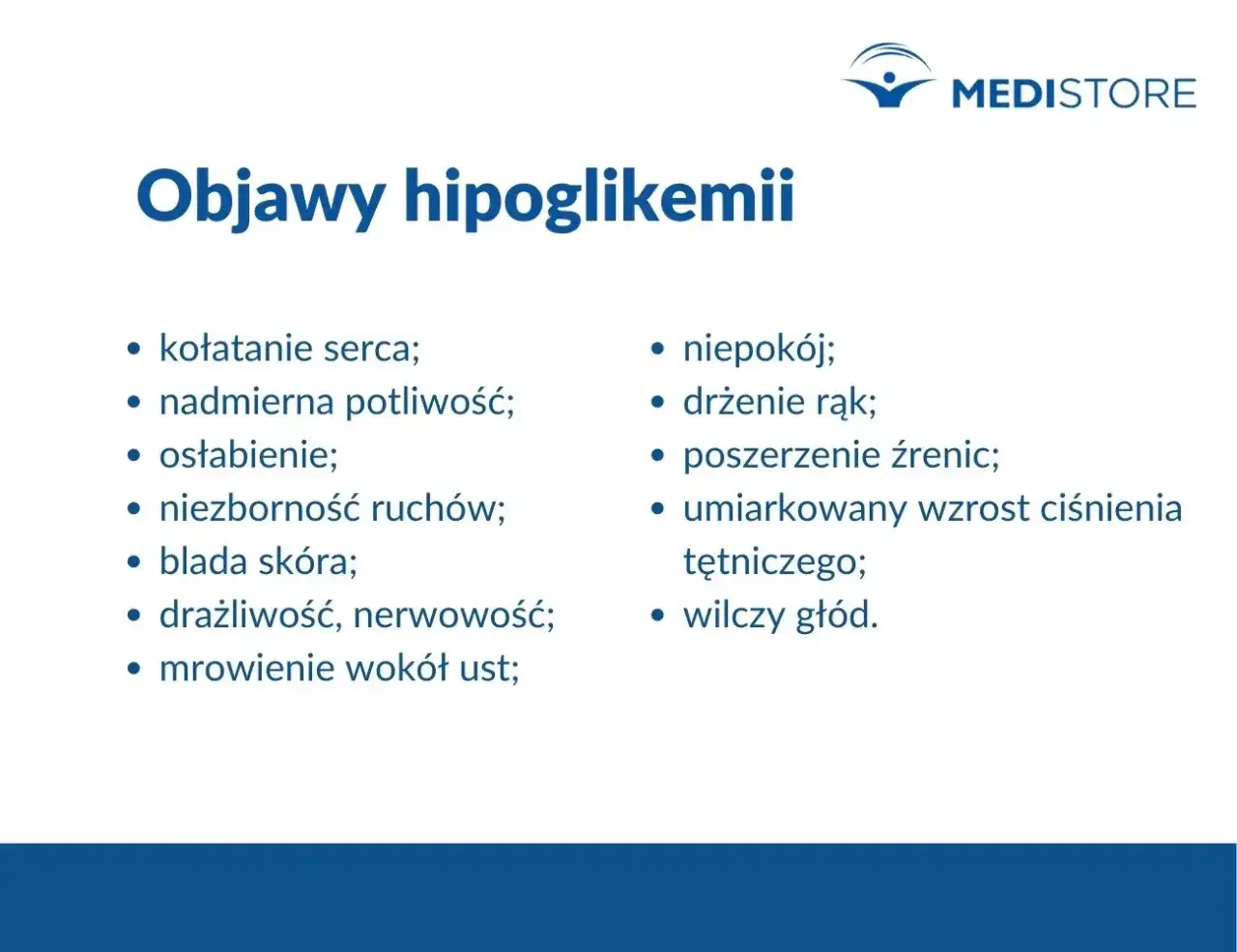 Objawy hipoglikemii: kołatanie serca, potliwość, osłabienie, drżenie rąk, blada skóra, wilczy głód. Co to jest hipoglikemia?