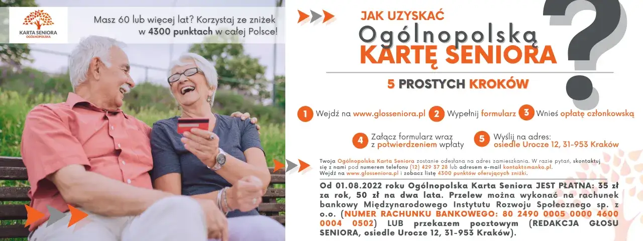 Zdjęcie Jak wyrobić kartę seniora i uniknąć zbędnych kosztów?