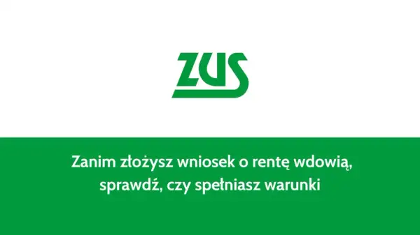 Kiedy emerytura po mężu? Sprawdź, czy spełniasz warunki renty wdowiej
